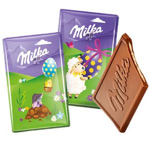 Produktbild für Minischokolade Milka Oster-Täfelchen Milchcreme