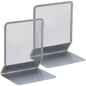 Buchstütze Relaxdays 10024812, silber