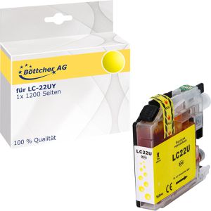 Produktbild für Tinte Böttcher-AG für Brother LC-22UY