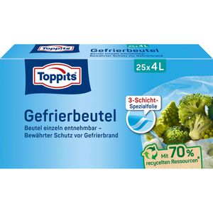 Gefrierbeutel Toppits 4 Liter