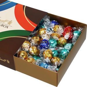 Pralinen Lindt Lindor Nasch-Box, 75 Stück