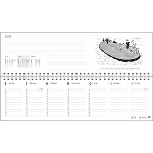 Produktbild für Tischkalender Heye 21282, Loriot Büroplaner, quer