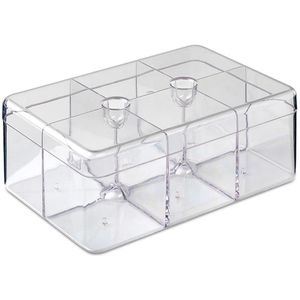 Teebox Mepal für Teebeutel, transparent, aus Kunststoff