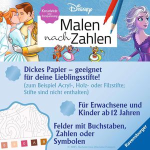 Produktbild für Malbuch Ravensburger Disney Love Stories