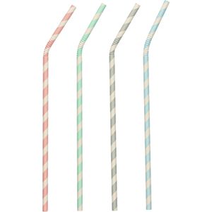 Produktbild für Strohhalme Papstar 88331 pure Stripes, aus Papier