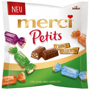 Minischokolade Merci Petits Crunch Collection