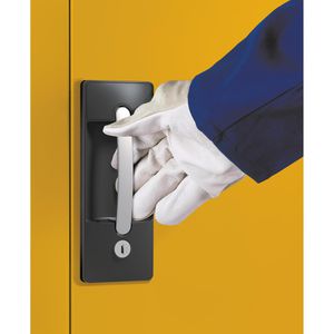 Produktbild für Umweltschrank CP-Möbel 8821-315, lichtgrau / gelb