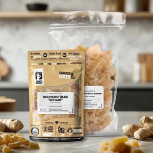 Produktbild für Trockenfrüchte Bremer-Gewürzhandel Ingwerstücke, ungeschwefelt