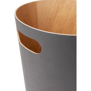 Produktbild für Papierkorb Umbra Woodrow Can, 082780-618, grau