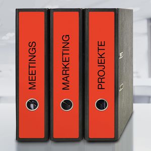 Produktbild für Rückenschilder Zweckform L4752-20, rot