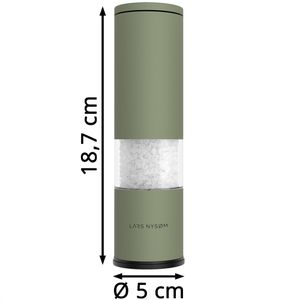 Produktbild für Gewürzmühle LARS-NYSØM Lagom Sage Green, Höhe 18,7 cm