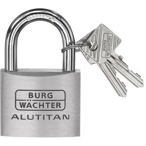 Vorhängeschloss Burg-Wächter Alutitan 77050SB 50mm