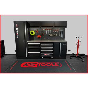 Produktbild für Werkbank KS-Tools 866.6000, schwarz, 8-teilig