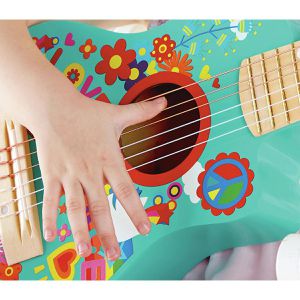 Produktbild für Kinder-Musikinstrument Hape Gitalele Flower Power