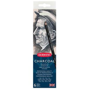 Produktbild für Kohlestifte Derwent Charcoal, 700838