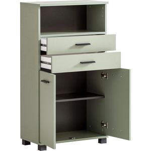 Produktbild für Badschrank Schildmeyer Palermo 157648, mit 4 Füßen, pistazie