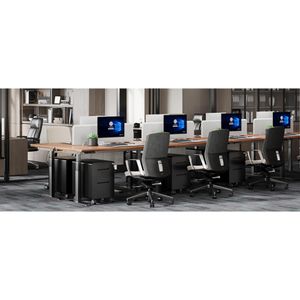 Produktbild für Rollcontainer Bisley EasyRoll, Metall, schwarz