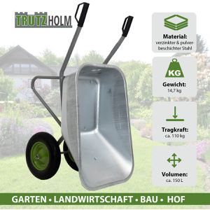Produktbild für Schubkarre Trutzholm 41671, Tragkraft 150 kg