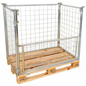 Produktbild für Palettenaufsatz HMH 1200CS1, verzinkter Stahl