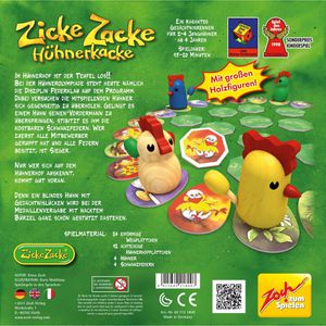 Produktbild für Brettspiel Zoch 601121800, Zicke Zacke Hühnerkacke