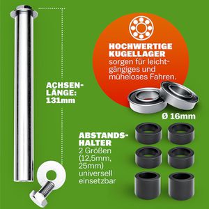 Produktbild für Schubkarrenrad Gardebruk 4.80/4.00-8, pannensicher Vollgummi