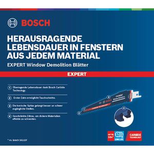 Produktbild für Säbelsägeblatt Bosch Window Demolition S 956 DHM