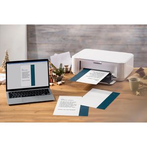 Produktbild für Weihnachtsbriefpapier Sigel DP413, Christmas Tree petrol