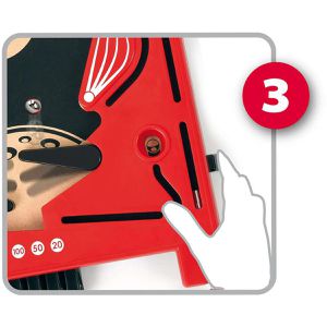 Produktbild für Geschicklichkeitsspiel BRIO 34017, Holz-Flipper