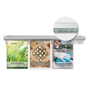 Produktbild für Papierklemmschiene Catch-Ball Infobord Powergrip