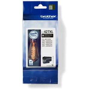 Produktbild für Tinte Brother LC-427XLBK schwarz