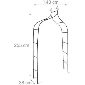 Produktbild für Rosenbogen Relaxdays 10017903, dunkelgrün