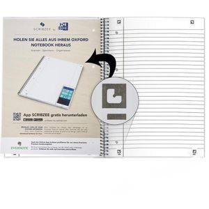 Produktbild für Collegeblock Oxford 384408027, A4