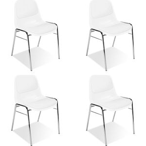 Produktbild für Besucherstuhl Nowy-Styl Beta plus chrom, stapelbar