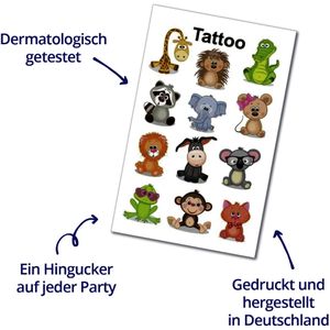 Produktbild für Temporäre-Tattoos Zweckform Z-Design 56742, farbig