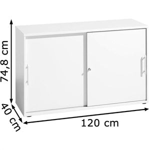 Produktbild für Schiebetürenschrank Hammerbacher B-Serie, Holz