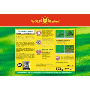 Produktbild für Rasensamen Wolf-Garten LR-S 120 Turbo-Nachsaat