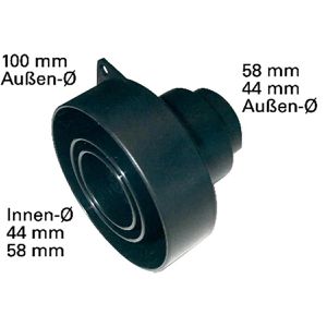 Produktbild für Absaugadapter Metabo Multi, 0910058010, Außen-Ø 44/58/100 mm