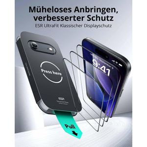 Produktbild für Displayschutzfolie ESR Tempered-Glass, 9H