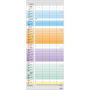 Produktbild für Familienplaner Korsch 240627, Farbenspiel, Jahr 2027