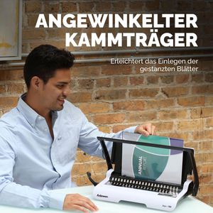 Produktbild für Bindegerät Fellowes Star+ 150, A4, manuell