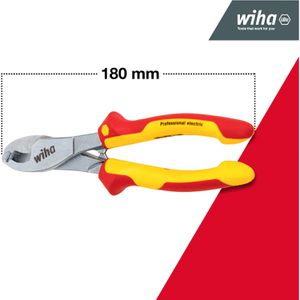 Produktbild für Kabelschere Wiha 43664, bis 50 mm², VDE-geprüft
