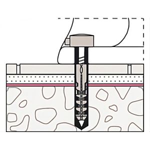 Produktbild für Schrauben-Dübel-Set Fischer 60570, S 8 RD 60 WCR