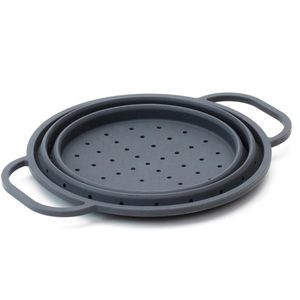 Produktbild für Seiher Brainstream Sieb.up! mit 2 Griffen, Silikon, faltbar