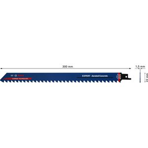 Produktbild für Säbelsägeblatt Bosch Expert Aerated Concrete S 1241 HM