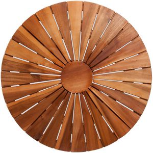 Produktbild für Gartentisch CASARIA 103910, akazie, wetterfest, rund