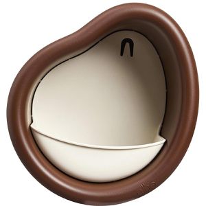 Vogelhaus elho Organic, braun, aus 100% recyceltem Kunststoff