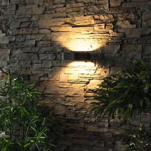 Produktbild für Wandleuchte Heitronic Juna, aus Aluminium, für außen (IP54)