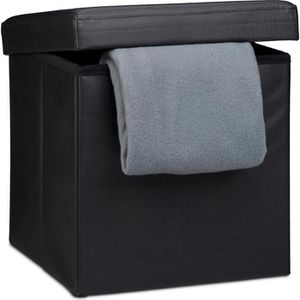 Produktbild für Sitzhocker Relaxdays mit Stauraum, bis 300 kg