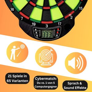 Produktbild für Dartscheibe Best-Sporting Windsor Glow, elektronisch