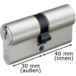 Produktbild für Schließzylinder BASI V50, mit 3 Schlüsseln
